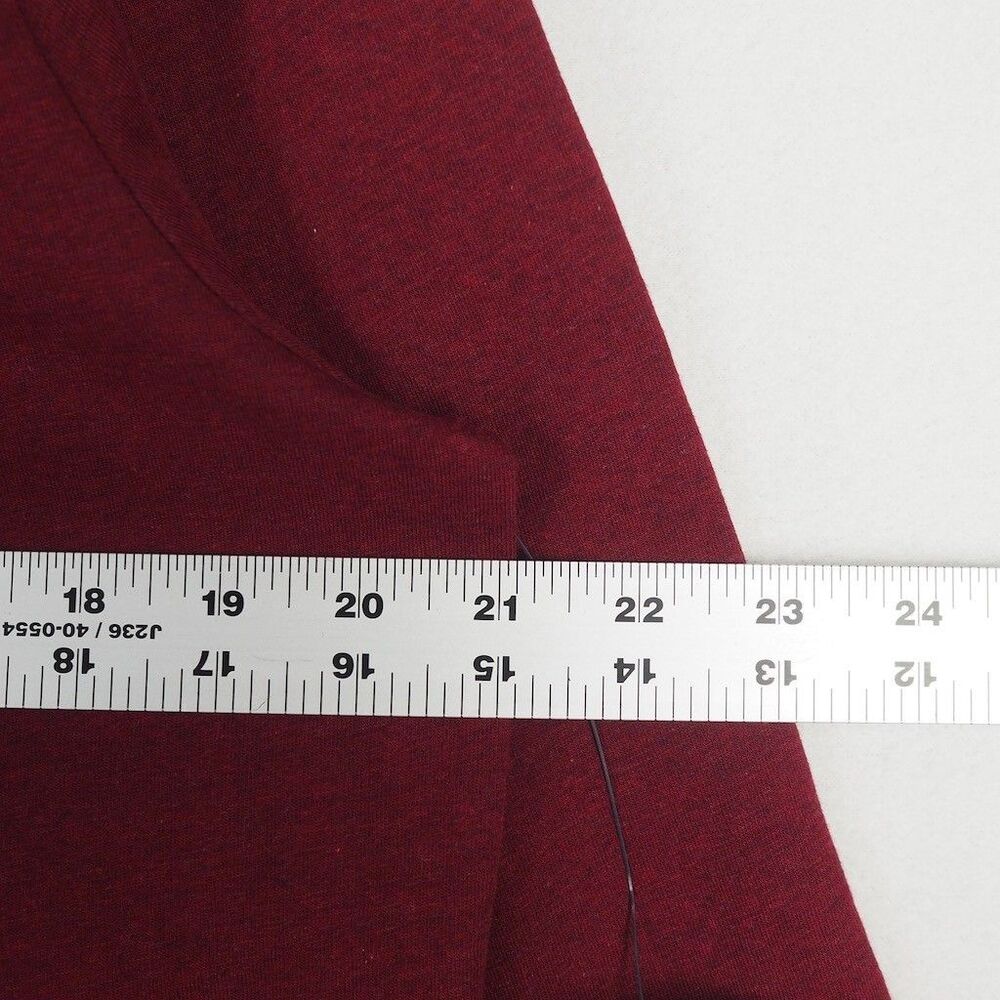 Polo Ralph Lauren Red Jersey Hooded T-Shirt Mens Medium Embroidered Pony - Picture 8 of 10